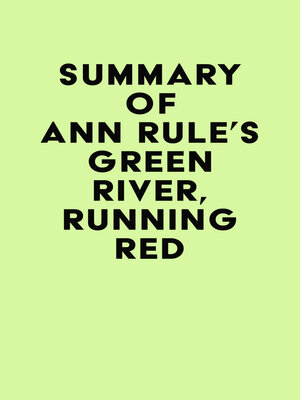 cover image of Summary of Ann Rule's Green River, Running Red